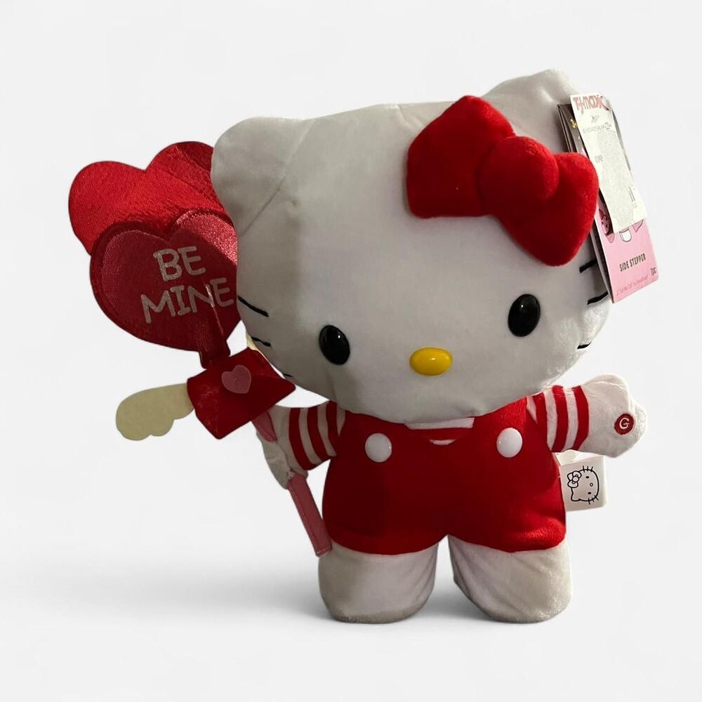Sanrio Hello Kitty “Be Mine” Animated Side Stepper Easter Bunny Plush With Tag